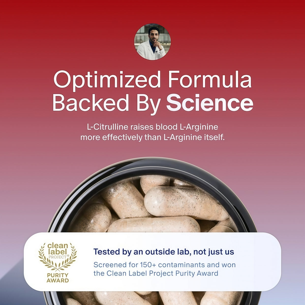 Snap Supplements Nitric Oxide Booster 60 Capsules